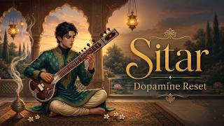 Sitar Dopamine Reset | Ancient Indian Music for Focus, Calm & Deep Healing | Feel Happy, Feel Free screenshot 3