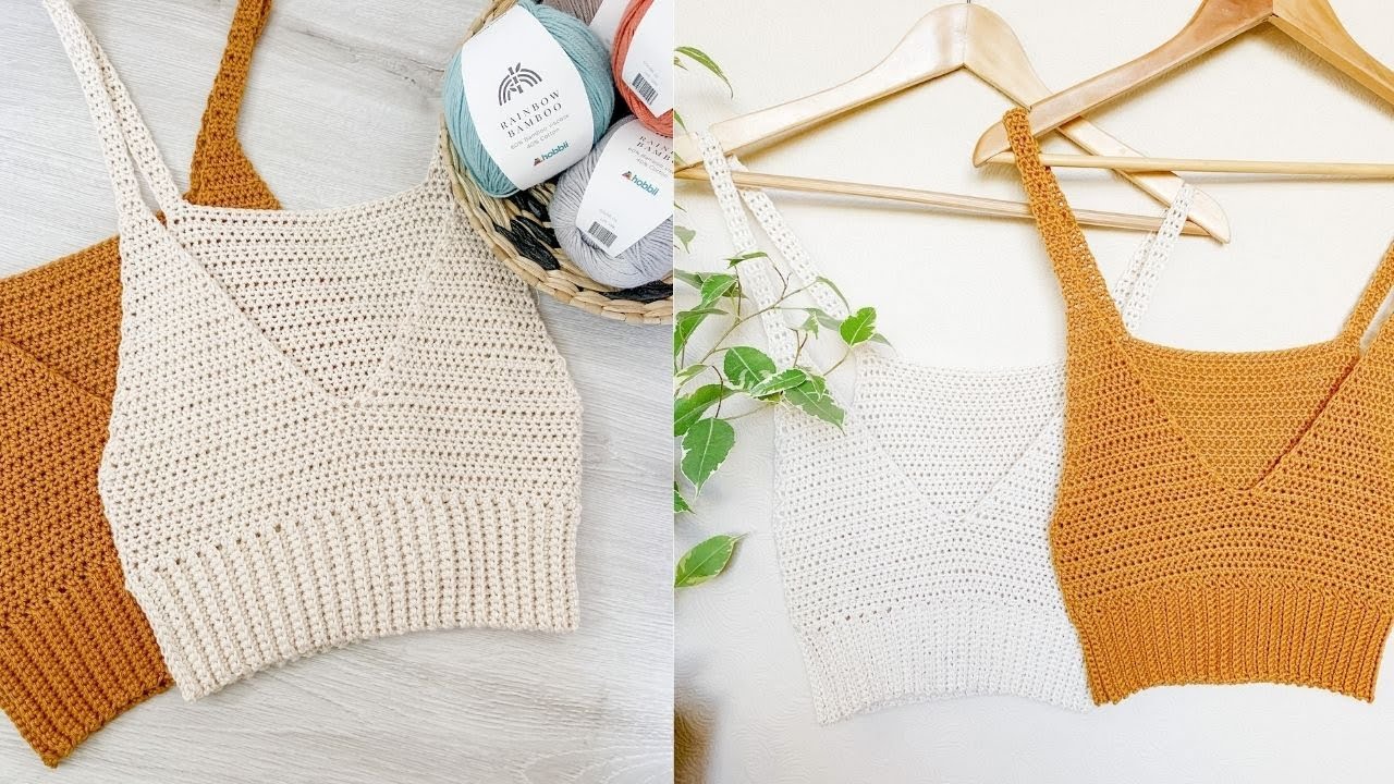 Cute Summer Crop Top Knitting Pattern Ideas