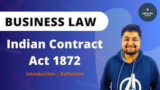 Indian Contract Act 1872 | Intro to Business Law | Business Law | BBA/B.Com | Study at Home with me