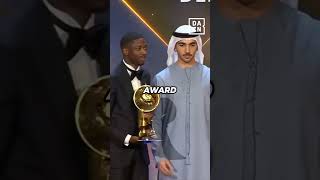 Ronaldo arrived late to the Globe Soccer Awards.😳🤩 Lamine Yamal wins three awards.🥶