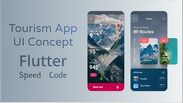 Flutter • UI Design || Tourism App UI Concept (𝘚𝘱𝘦𝘦𝘥 𝘊𝘰𝘥𝘦)