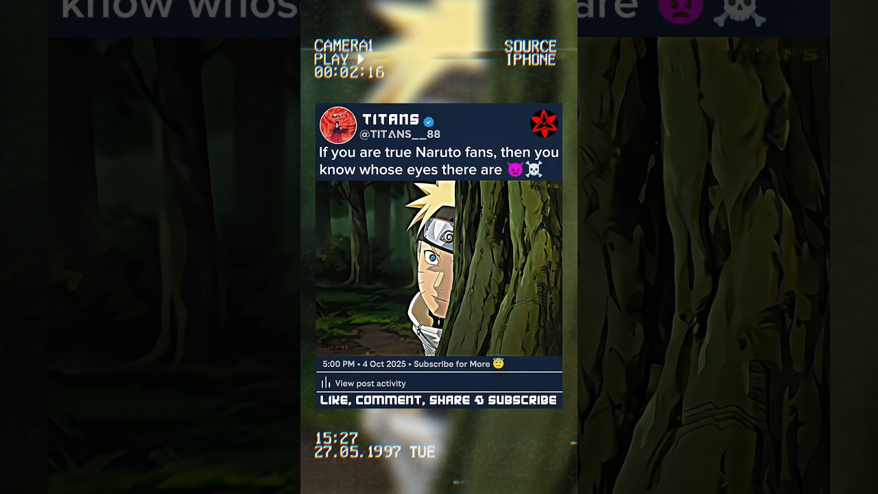 ONLY TRUE NARUTO FANS KNOW WHOSE EYES THERE ARE 👿☠️... #shorts #anime #naruto #itachi #edit