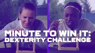 Minute to Win It ⚡️👀 WTA stars take on the Dexterity Challenge!