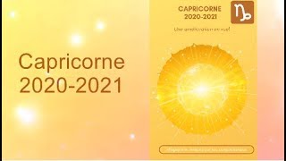 Capricorne 2020-2021 -Une amélioration en vue!