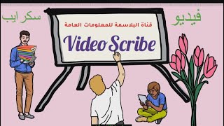 شرح فيديو سكرايب - VideoScribe - الكتابة باللغة العربية باليد مباشرة - تصميم حركات ودوران و مسح .