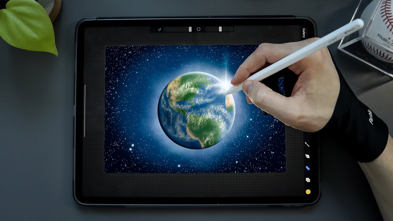 EARTH - Digital Illustration on iPad Pro | Procreate - YouTube