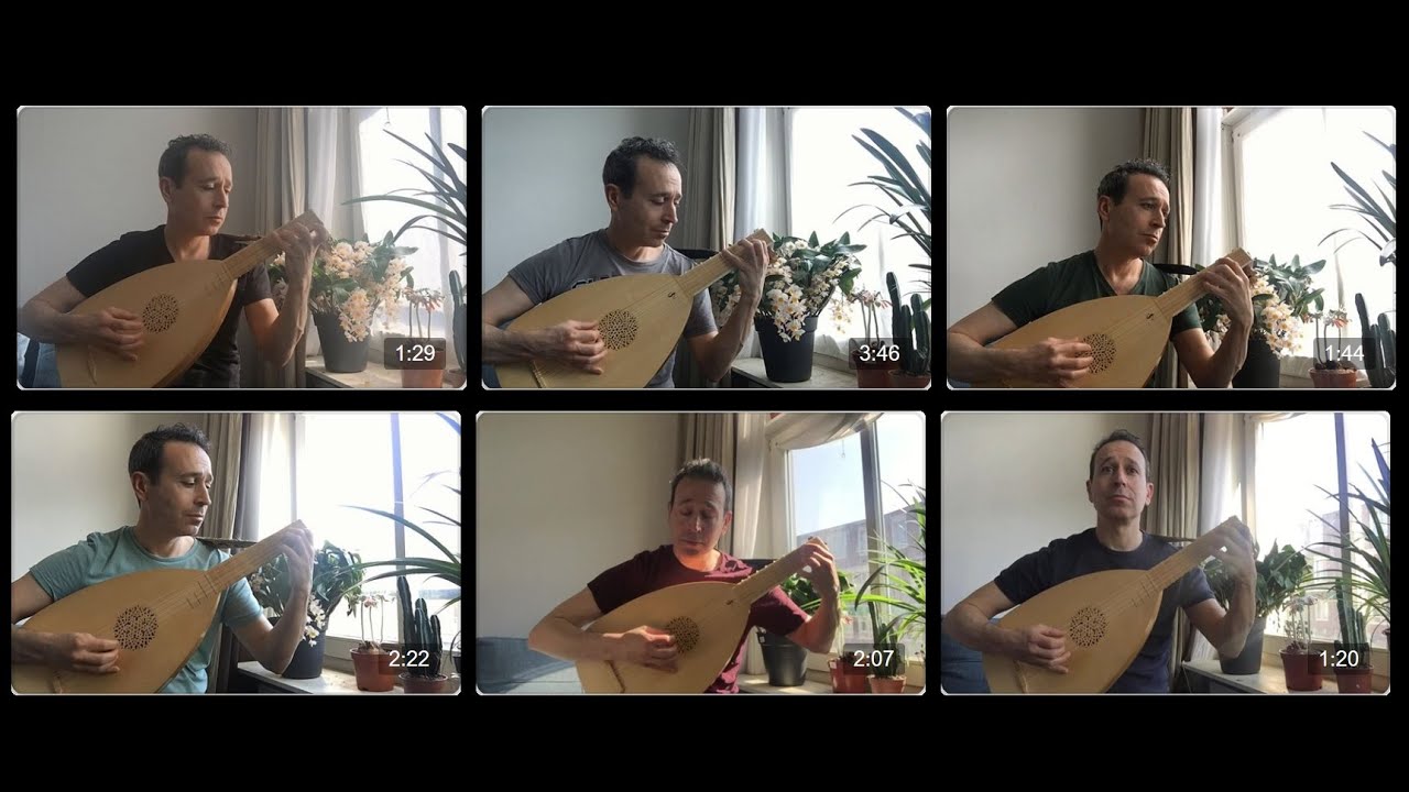Pierre Attaingnant - six pieces for renaissance lute played by Israel Golani
