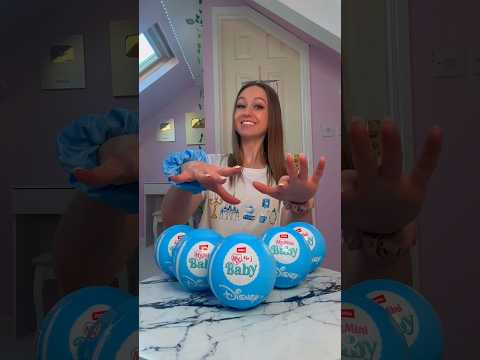[ASMR] UNBOXING A *NEW* MYSTERY DISNEY MINI BABY CAPSULE!!🥹🎀☁️🩵 (OMG MUST SEE!!😭) #shorts