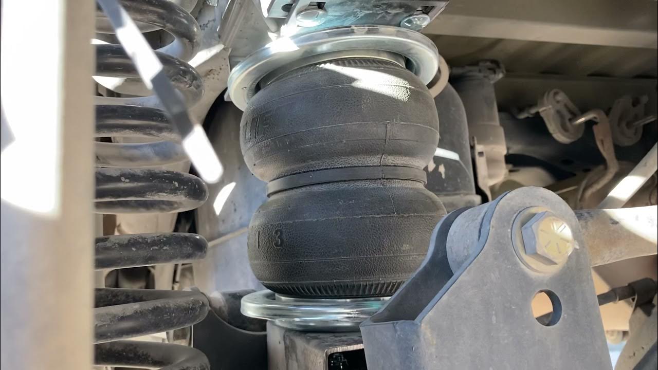 Lifted Dodge Ram 1500 – "Load Lifter 5,000" Rear Air Spring Kit - YouTube