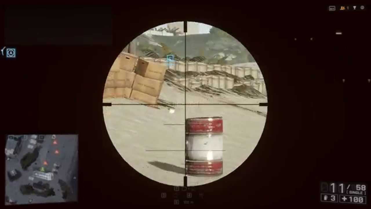 [BF4] SR338's New 2.13x Headshot Multiplier in Action