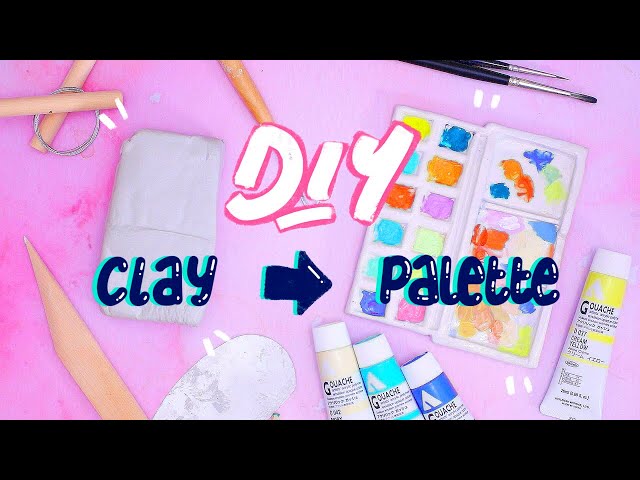 Making a Clay Paint Palette, Amaya Jade