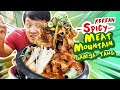 Eating ENTIRE Spicy Korean MEAT MOUNTAIN! Gamjatang(Pork Back-bone Stew)