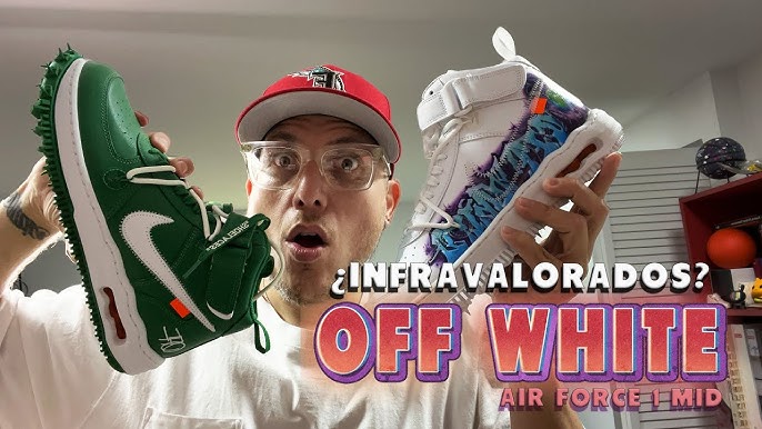 Off-White x Nike Air Force 1 Mid Graffiti On Feet Review 