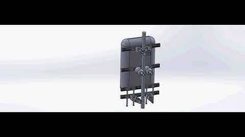 Solidworks Motion Study Pipe Climbing Robot 30mm Pipe.