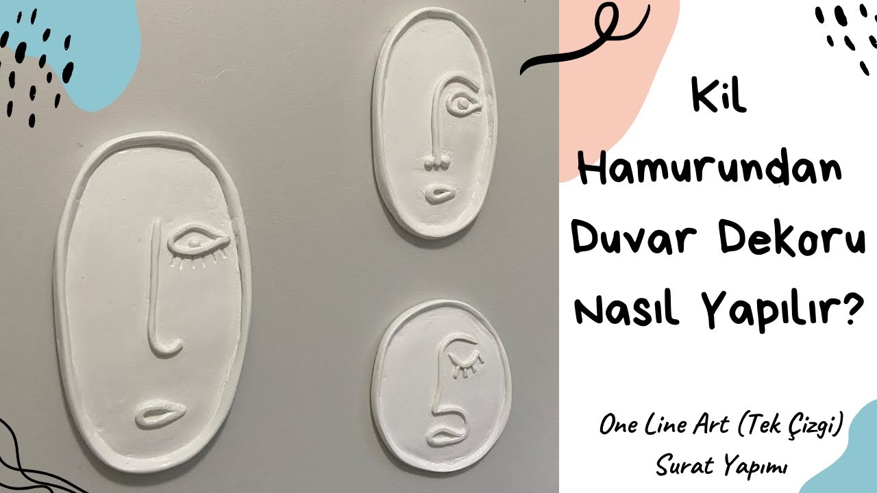 Kil Hamurundan Duvar Dekoru Yap m One Line Art Tek izgi Surat kil-hamurundan-duvar-dekoru-yap-m-one-line-art-tek-izgi-surat