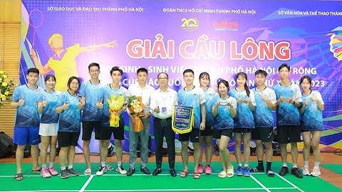 [Trực tiếp] Khai mạc Giải Cầu lông HS-SV TP Hà Nội mở rộng tranh Cúp báo Tuổi trẻ Thủ đô lần thứ X