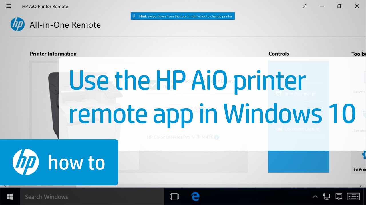 Using the HP AiO Printer Remote App in Windows 10, 11 | HP Printers | HP -