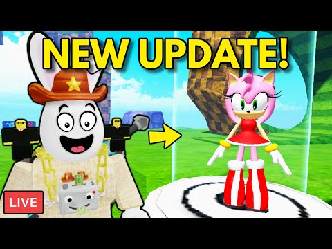 Roblox Sonic Speed Simulator NEW UPDATE Live! (SAVE AMY) - Roblox Sonic Speed Simulator NEW UPDATE Live! (SAVE AMY)