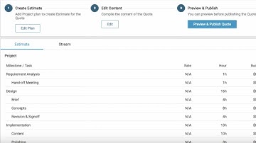 Creating a Quote - Accelo