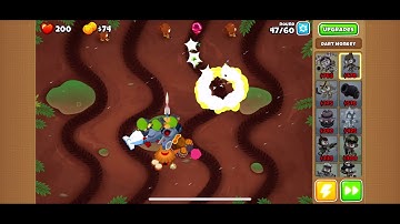 Bloons TD6 Muddy puddles Deflation strategy (No Monkey Knowledge)