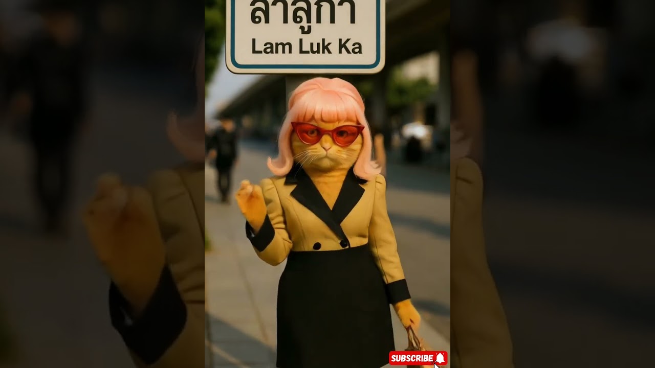 สาวลำลูกกา#แมวน่ารัก#cat #funny #แมวเต้น #funnycats #pets #ทาสแมว