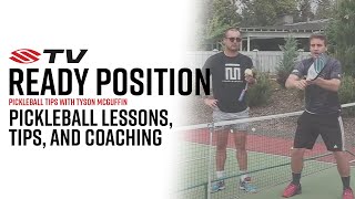 Ready Position - Pickleball Tips with Tyson McGuffin screenshot 2
