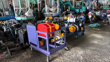 Bộ Bơm Nước Văn Thể 8 | Động Cơ Mitsubishi 40hp : Nông Cơ Nguyễn Văn Châu