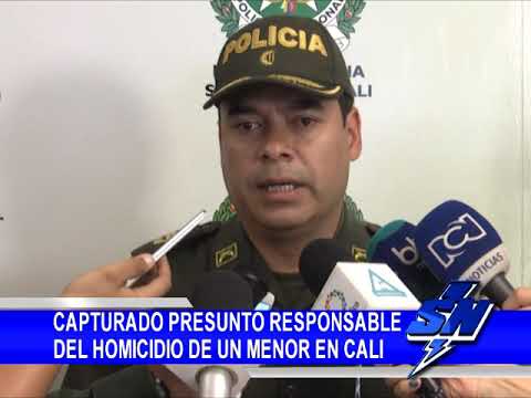Capturado presunto responsable del homicidio de un menor en Cali - YouTube