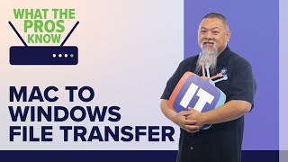 How to Transfer & Share Files from Mac to Windows 10 | What the Pros Know | ITProTV screenshot 5