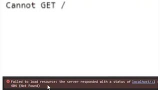 Failed to load resource: the server responded with a status of loclahost/:1 (404) Not Found