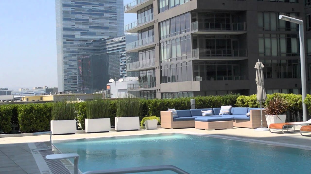 Fresh Look at Evo Condos Infinity Pool 1155 S Grand Ave Los Angles