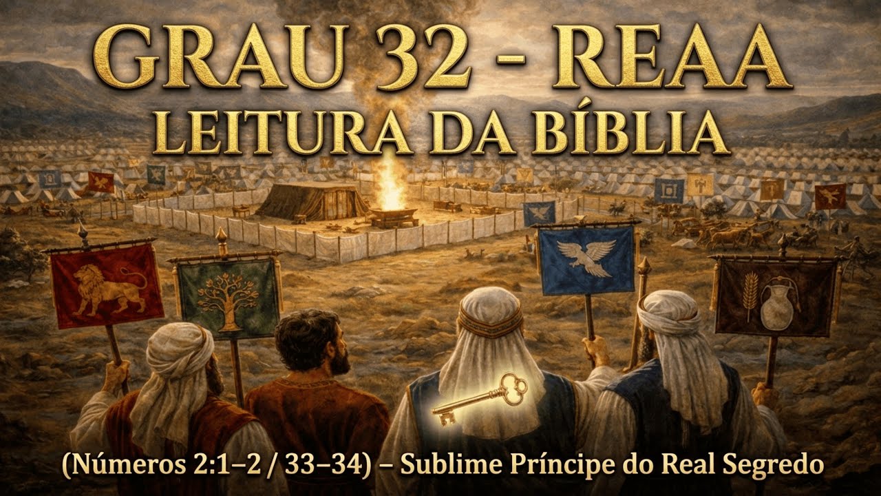 Leitura da Bíblia no Grau 32 REAA | Números 21:7 / 33–34 | Sublime Príncipe do Real Segredo