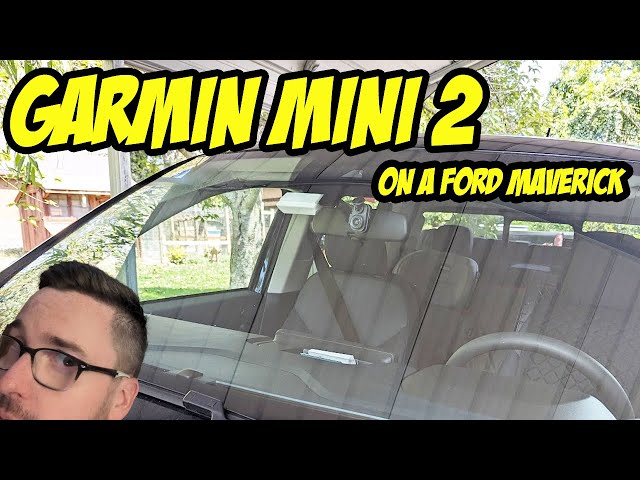 Installing a Garmin Mini 2 dash cam in a 2023 Ford Maverick - step