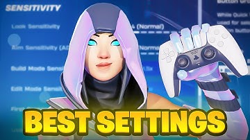 *NEW* Best Controller Settings + Sensitivity For Fortnite Chapter 6! (PS4/PS5/XBOX/PC)