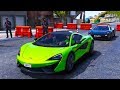 McLaren Ailesi Arabalar Polis Arabasından Kaçıyor - GTA 5