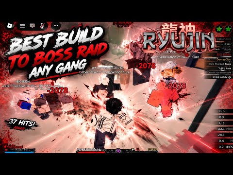 The Only Build You need To Know For Bossraidng Gangs In Ryujin||Ryujin||#ryujin #roblox 