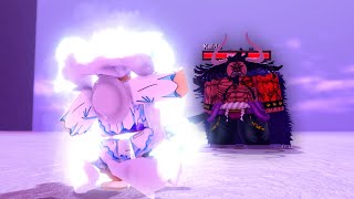 [Fruit Battlegrounds] Gear 5 Luffy Vs Kaido In One Piece Roblox