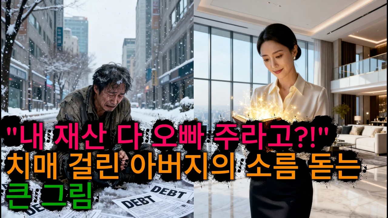 10년 똥오줌 치운 딸은 버리고 장남에게 전 재산 남긴 아버지...