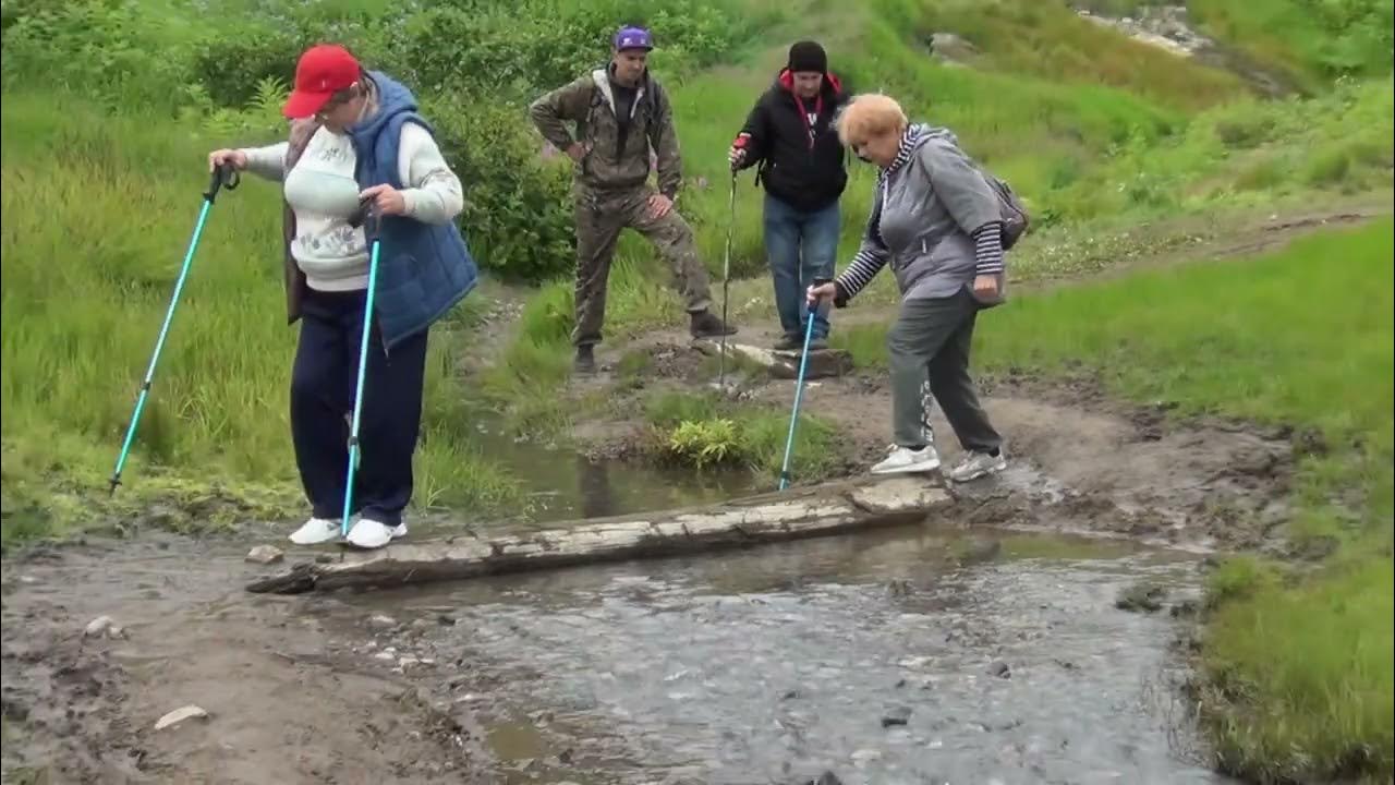 Водопад на ручье спокойный Камчатка