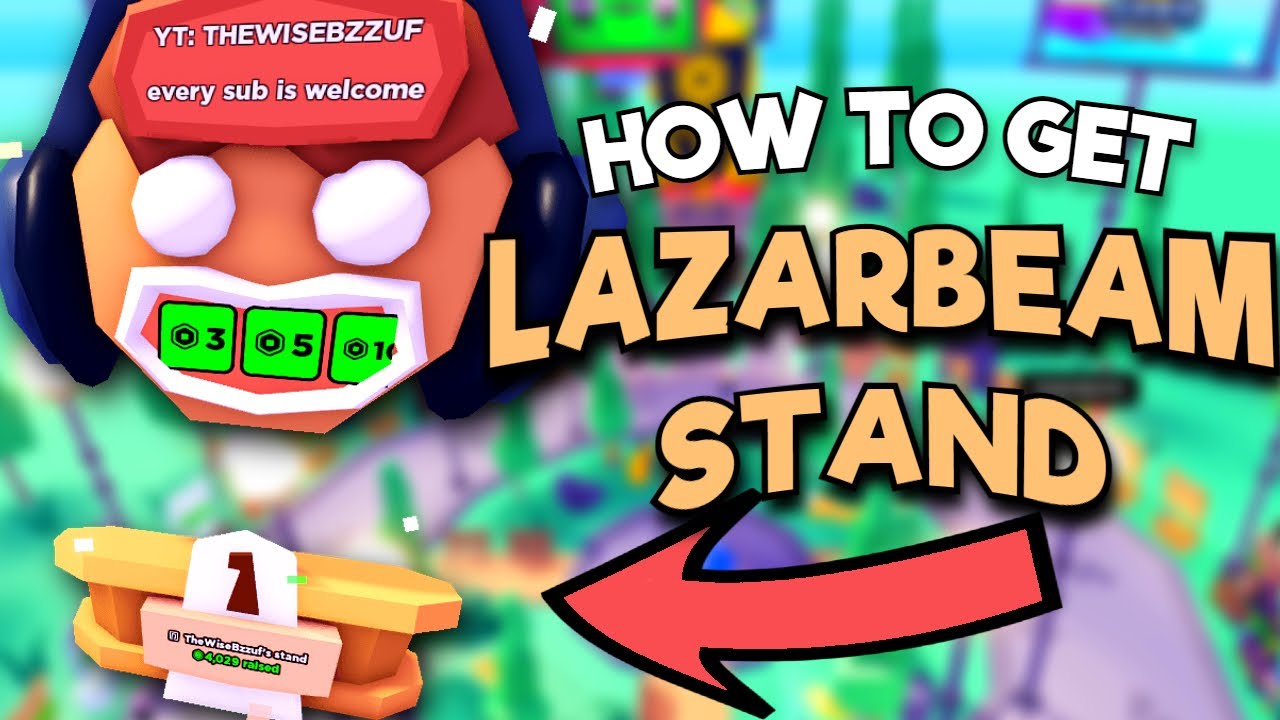 How to get the LazarBeam stand in Pls Donate