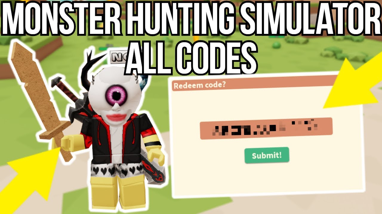 ROBLOX Monster Hunting Simulator ALL CODES YouTube