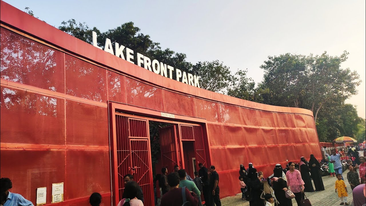 Lake Front Park Necklace Road Hyderabad YouTube