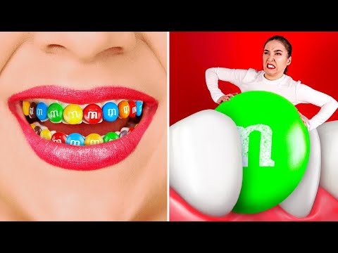 طرق ماكرة لتهريب الحلويات إلى عيادة الأسنان أفكار طريفة للتسلل بالأكل