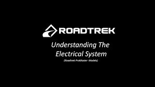 Roadtrek Delivery Experience  Electrical Systems Video