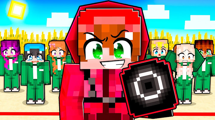 Jugué como GUARDIA de SQUID GAME para TROLLEAR a Mis Amigos en Minecraft!