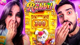 PEGAMOS UM BÔNUS IMPRESSIONANTE NO FORTUNE RABBIT!