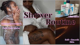 My Affordable Simple Realistic Shower Routine Soft Glowy Skin Dark Marks Feminine Hygiene