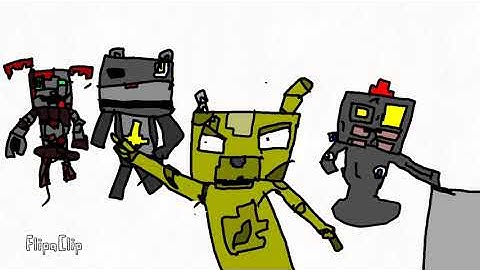 BUILT FOR HATE animation trailer FNAF 6 SONG by not a robot