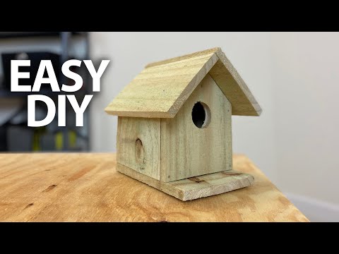 EASIEST DIY Simple Birdhouse with Minimal Tools Step by Step | Ale's