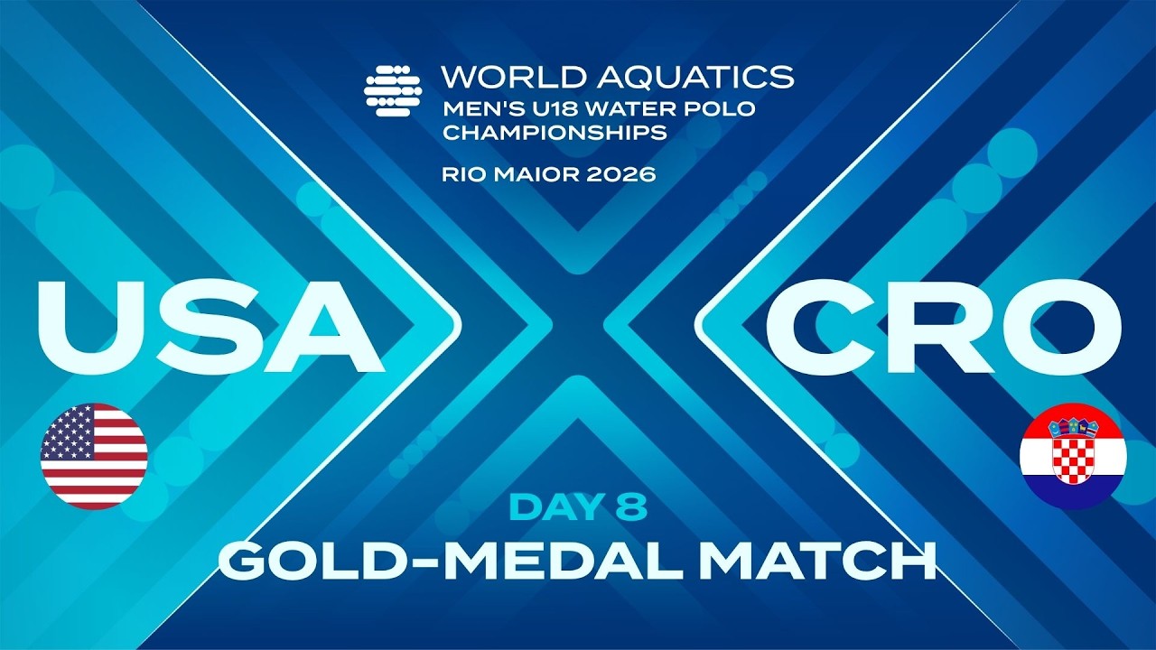 USA vs CRO | Gold-Medal Match | World Aquatics Men's U18 Water Polo Championships 2026